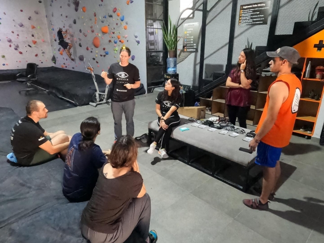 Actividades en el club de escalada