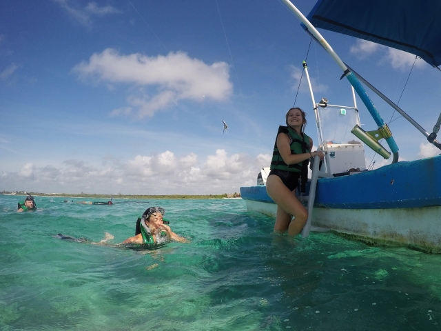 Saltando al agua