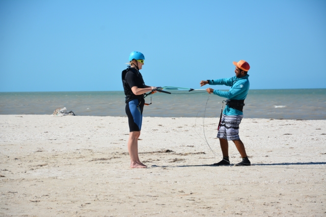 Aprendiendo a armar el kite