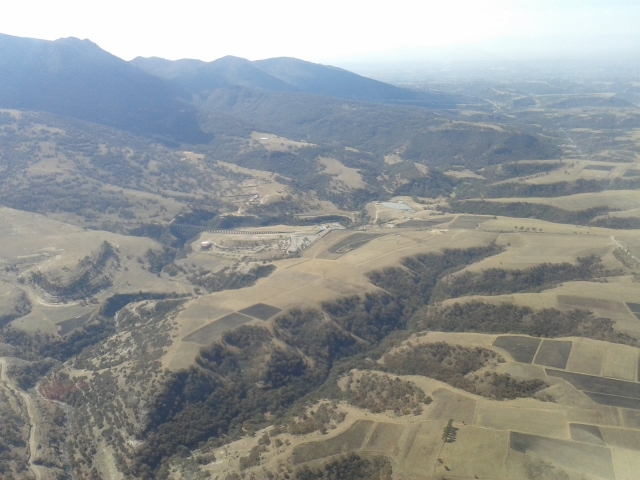 Vista a las montañas