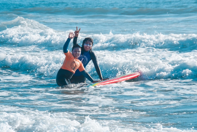 Clases de surf para ninos