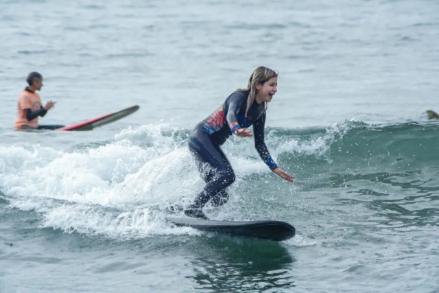 Logrando surfear