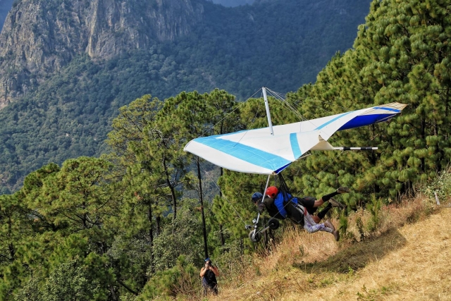 Volando en ala delta
