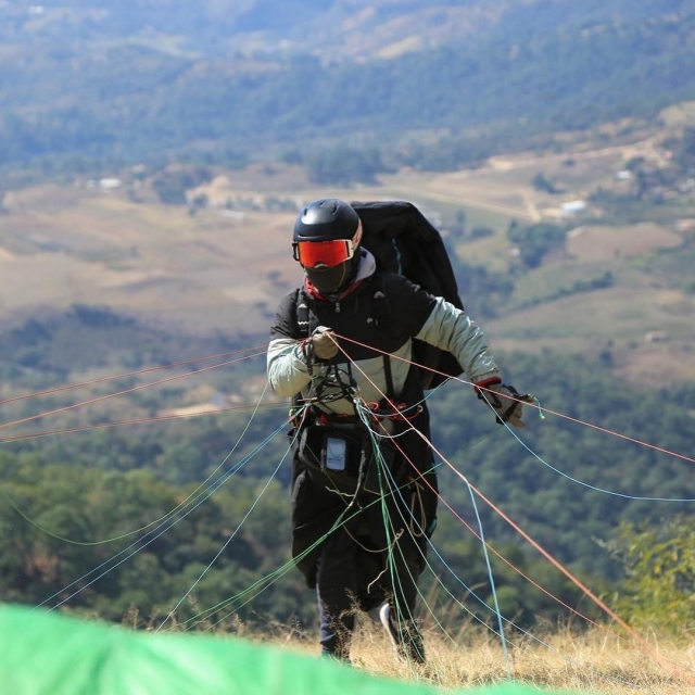 Piloto parapente