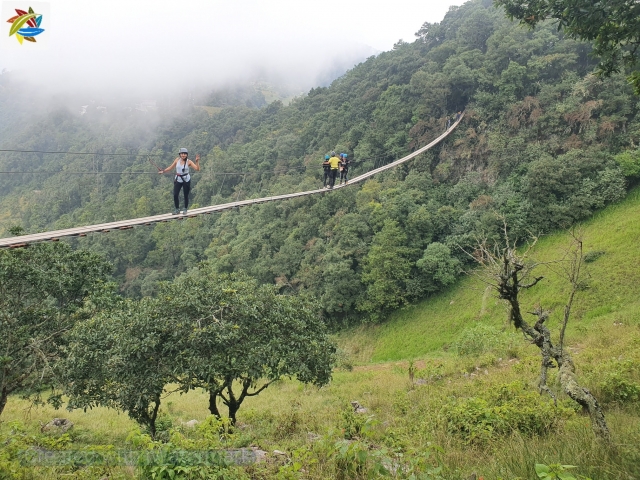 Cruzando puentes colgantes