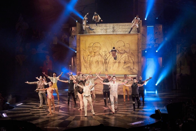 Bailarines en escena
