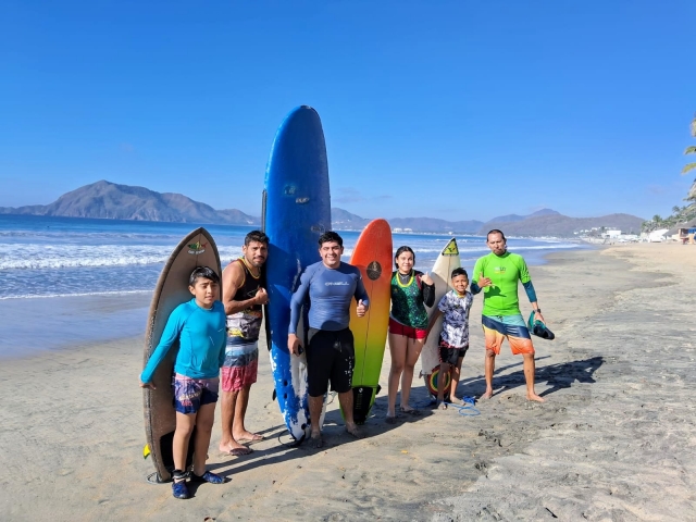Entrenamiento de surf