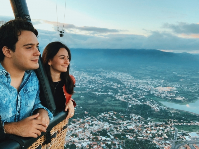 Disfrutando de las vistas