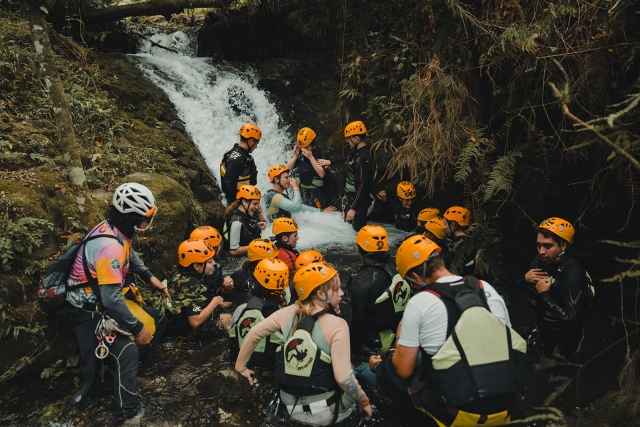 Barranquismo con amigos