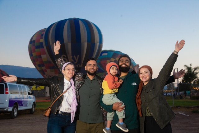 Vuelos en globo familiaternera