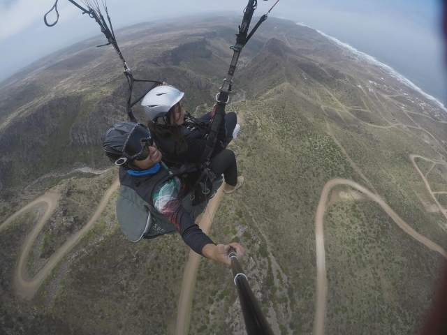 Recorrido en parapente