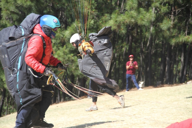 Aprendiendo a volar en parapente