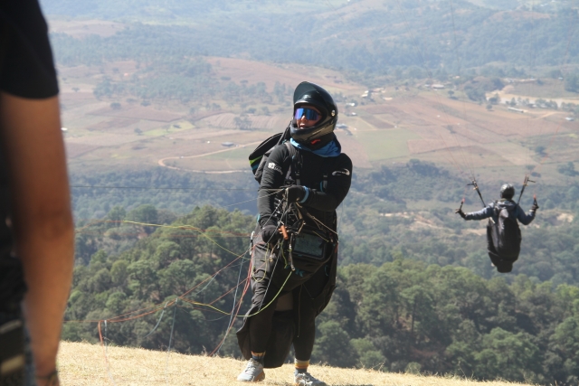Montaña para parapentistas