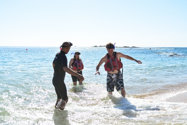 Aprendiendo snorkeling
