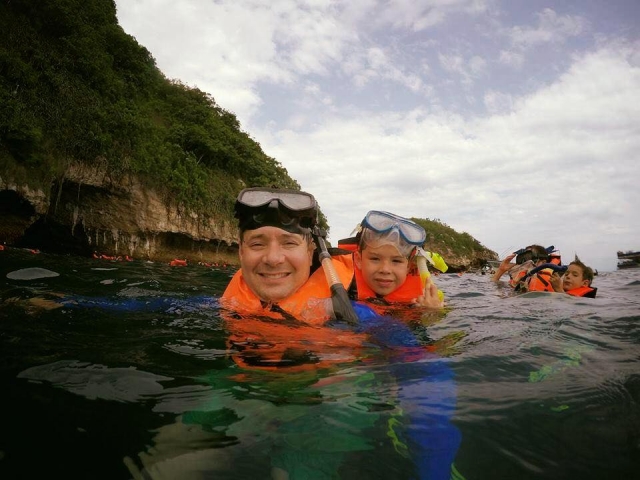 Snorkel en familia 
