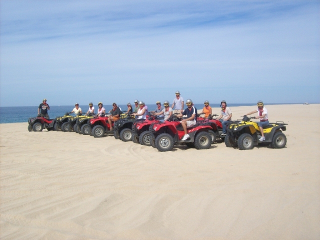 Cuatrimotos en la Playa