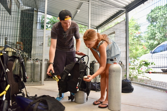 Preparando el equipo