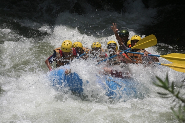 Emocion en el rafting