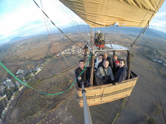Selfie desde el globo