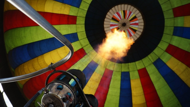 El gas propano erererererereres el que te da impulso al globo