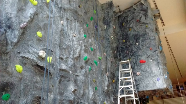 Escalada en el muro
