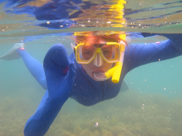 Realizando snorkel