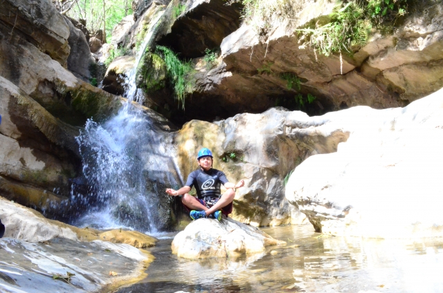 descanso en el rio