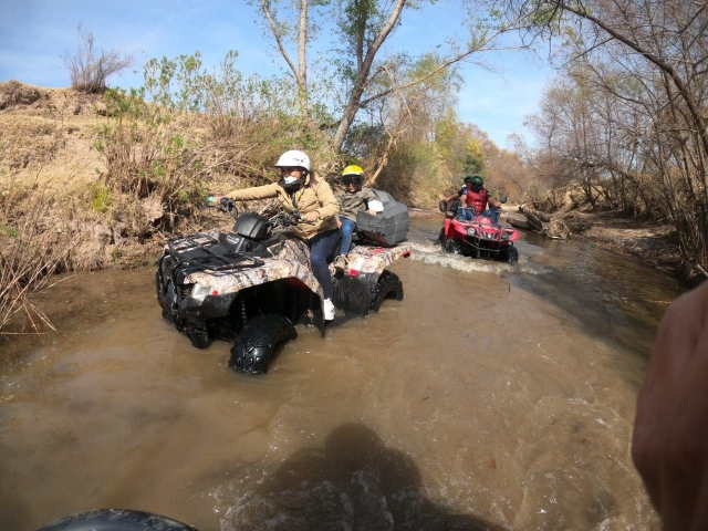 Aventura en moto todoterreno
