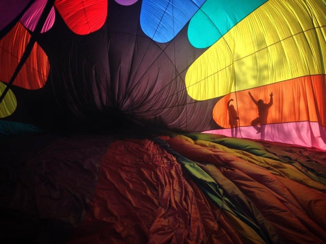 Fotografias tras el globo