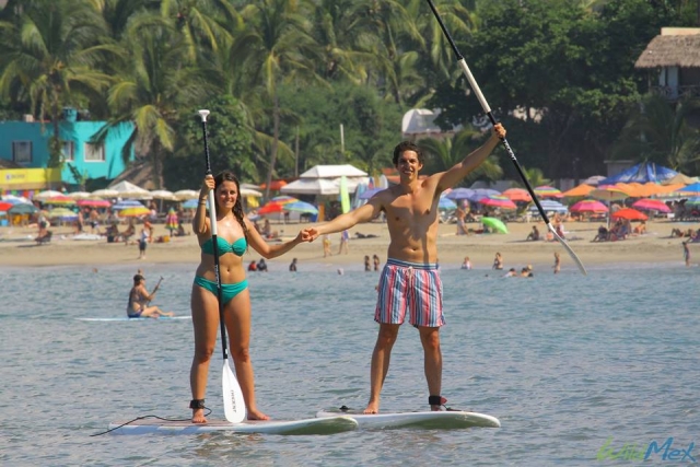 paddte surf en pareja