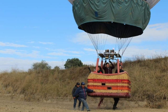 Aterrizando el globo