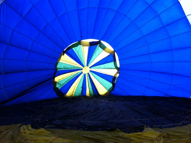Interior del globo 