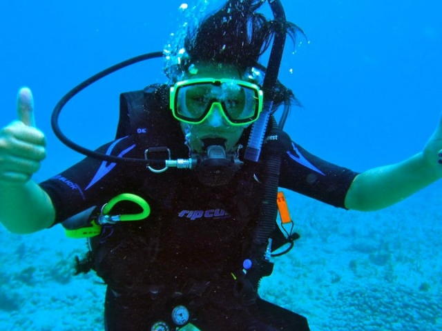 Snorkel para fotografiar Pez Vela en Isla Mujeres