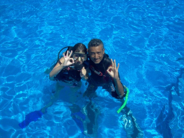 Practicas en piscina