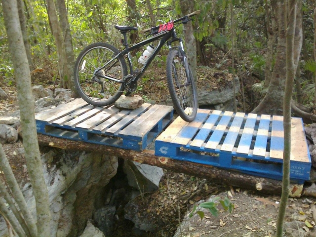 Nuestras bicis y parque