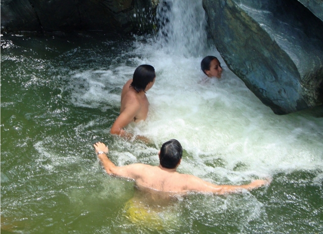 Chapuzón en el río