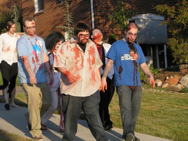 Disfrasate para el reto zombie