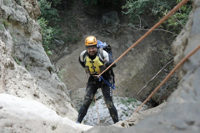 Rappel en cañon