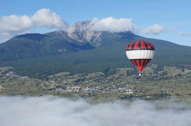 Paseo en globo en Tlaxcala