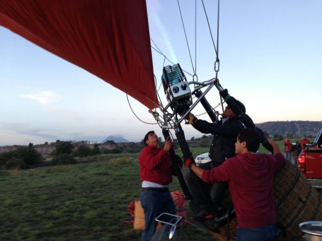 Armando el globo con los expertos