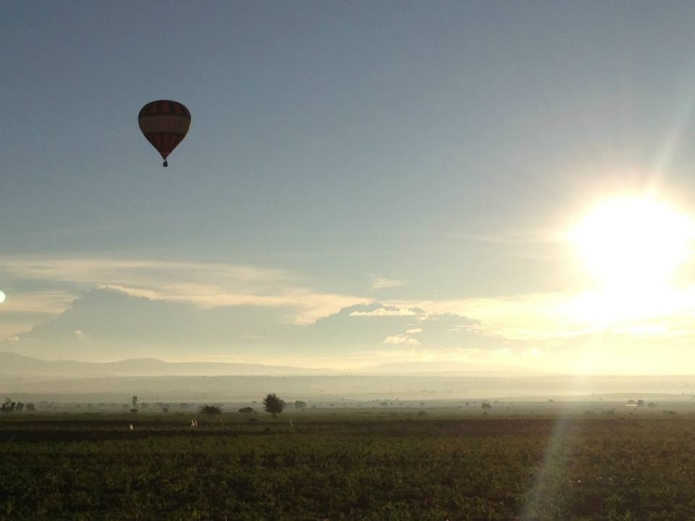 Vuelos al amanecer en Huamantla