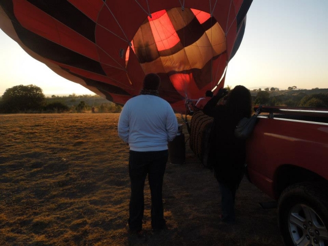 Inflando el globo
