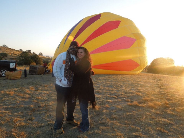 Paseo en globo en pareja