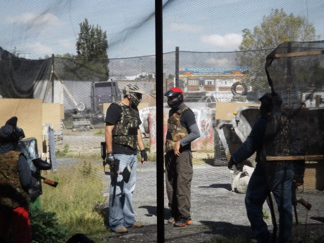 Jugando al paintball