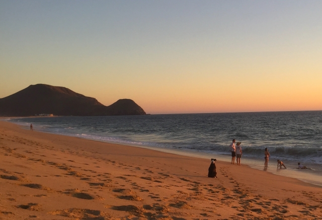 Atardecer en la playa
