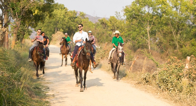 Ruta a caballo entre amigos 