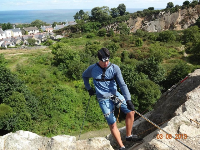 Escalando en irlanda