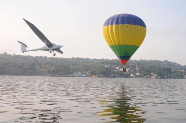 El mejor paseo en globo sobre el lago
