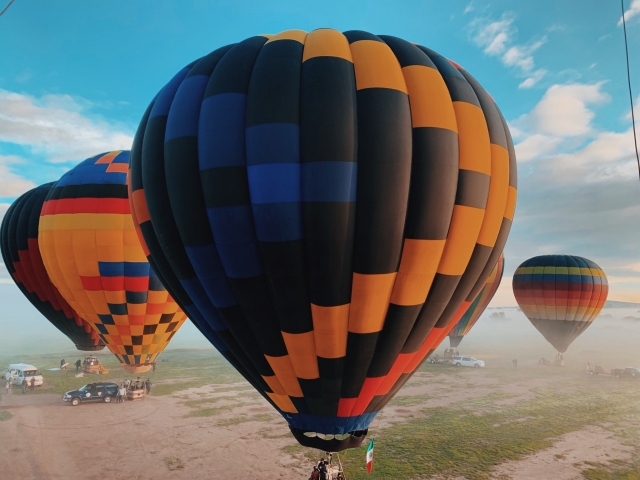 Paseo en globo aerostático en México