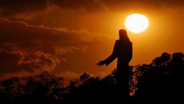 Cristo Rey en el montaña de Santa Apolonia